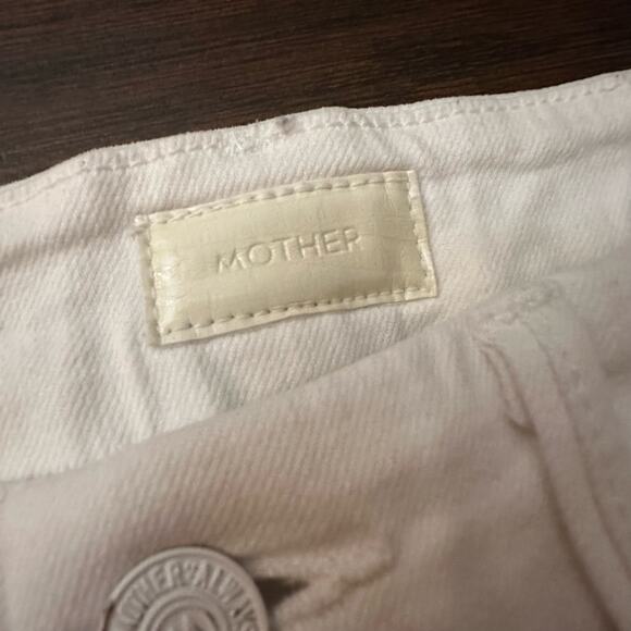 MOTHER white the Looker distressed skinny jeans size 27 - Picture 8 of 15